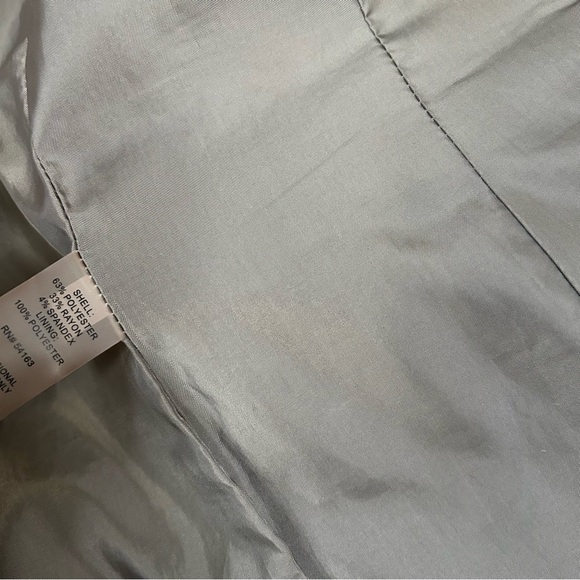 Calvin Klein Womens Casual Business Blazer Size 6 Brown Shoulder Pads #0494 - Picture 3 of 10